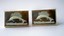 3248 c. 1960s Dante Sailfish cufflinks. These have all the drama a fisherman could ask for! Sailfish in relief against a dark brown border. Synthetic style cameo with gold tone Florentine border. Superb! Large size, approx. 1” x ¾”. Price: $75