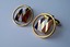 4394 c. 1960s Buick logo cufflinks. Slight chip in enamel on one, c. ¾” dia. Price: $20